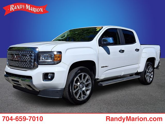 Summit White 2019 GMC Canyon Denali Crew Cab 4WD Pickup Truck Four-Wheel Drive 8-Speed Automatic
