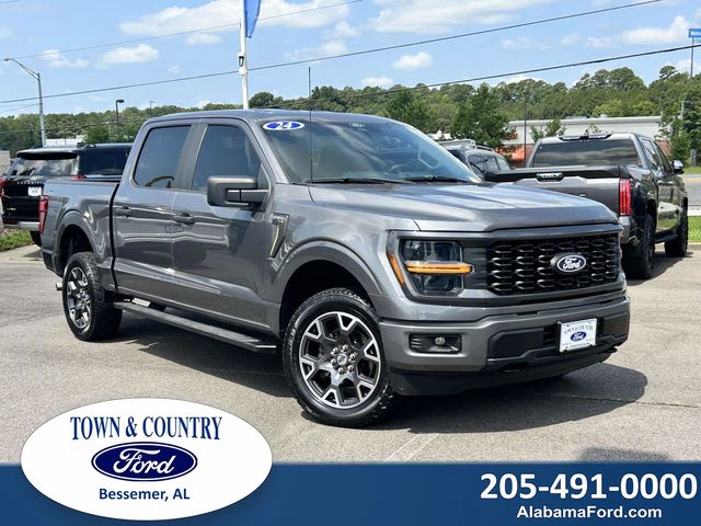 Carbonized Gray Metallic 2024 Ford F-150 Pickup Truck Four-Wheel Drive Automatic