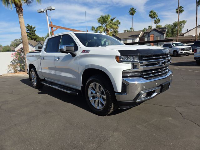 Summit White 2021 Chevrolet Silverado 1500 LTZ Crew Cab 4WD Pickup Truck Four-Wheel Drive Automatic