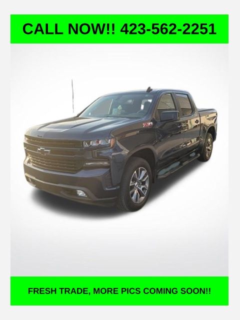 Northsky Blue Metallic 2019 Chevrolet Silverado 1500 RST Crew Cab 4WD Pickup Truck Four-Wheel Drive 8-Speed Automatic