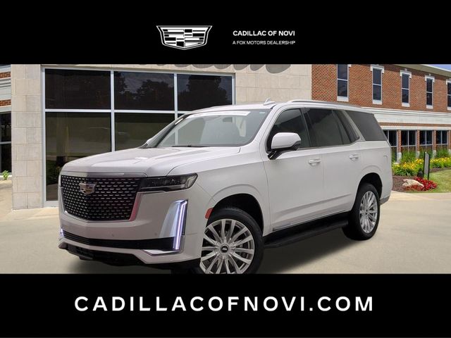 Crystal White Tricoat 2023 Cadillac Escalade SUV / Crossover Four-Wheel Drive Automatic