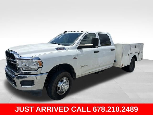 Bright White Clearcoat 2021 RAM 3500 Chassis Pickup Truck Four-Wheel Drive 6-Speed Automatic