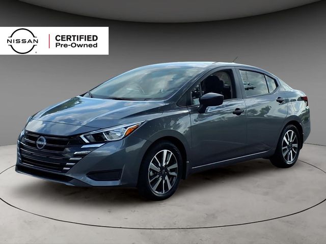Gray (Gun Metallic) 2024 Nissan Versa Sedan Front-Wheel Drive Continuously Variable Transmission