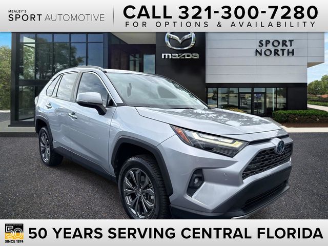 Silver Sky Metallic 2022 Toyota RAV4 Hybrid SUV / Crossover All-Wheel Drive Continuously Variable Transmission