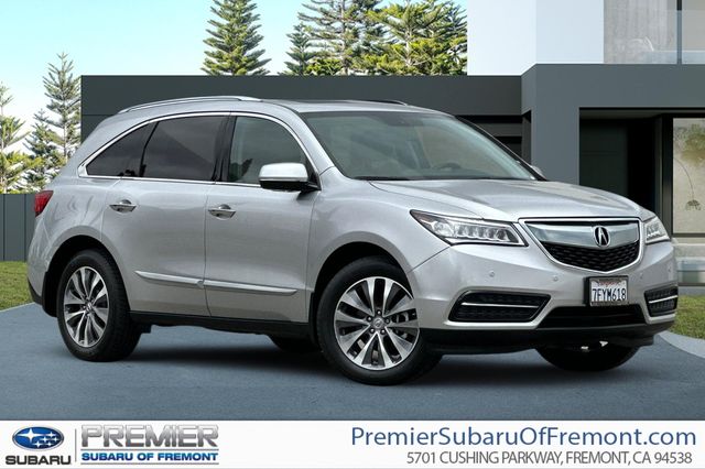 Silver Moon 2014 Acura MDX SH-AWD with Advance and Entertainment Package SUV / Crossover All-Wheel Drive 6-Speed Automatic