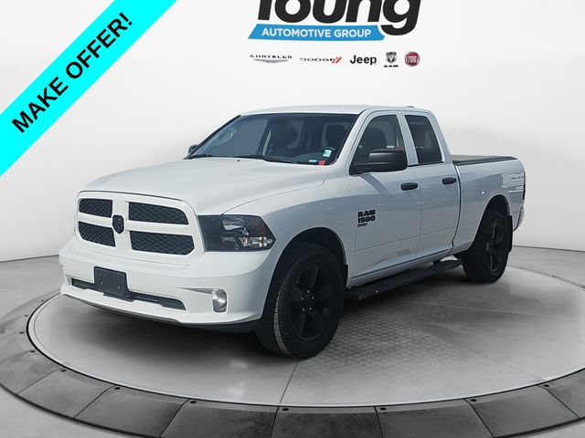 Bright White Clearcoat 2019 RAM 1500 Pickup Truck Four-Wheel Drive 8-Speed Automatic