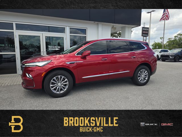 Cherry Red 2022 Buick Enclave SUV / Crossover Front-Wheel Drive 9-Speed Automatic