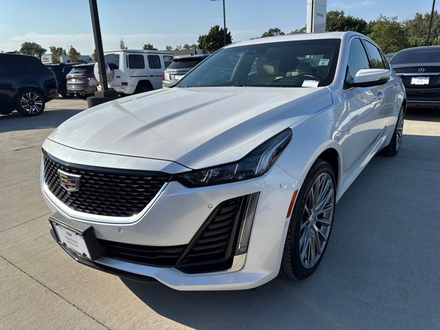 Crystal White Tricoat 2022 Cadillac CT5 Sedan All-Wheel Drive Automatic