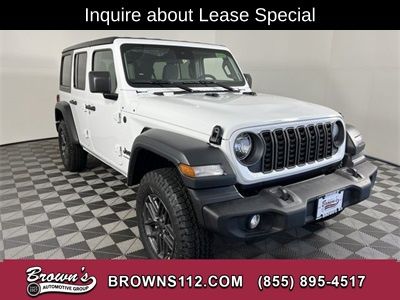 Bright White Clearcoat 2026 Jeep Wrangler SUV / Crossover Four-Wheel Drive 8-Speed Automatic