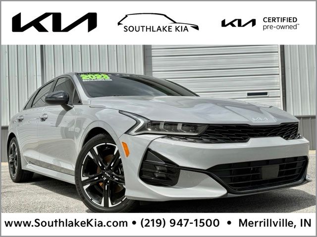 Wolf Gray 2023 Kia K5 GT-Line FWD Sedan Front-Wheel Drive 8-Speed Automatic