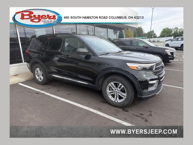 Black Metallic 2020 Ford Explorer SUV / Crossover All-Wheel Drive Automatic