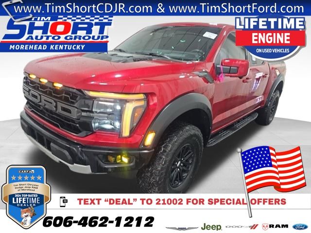 Rapid Red Metallic Tinted Clearcoat 2024 Ford F-150 Pickup Truck Four-Wheel Drive Automatic