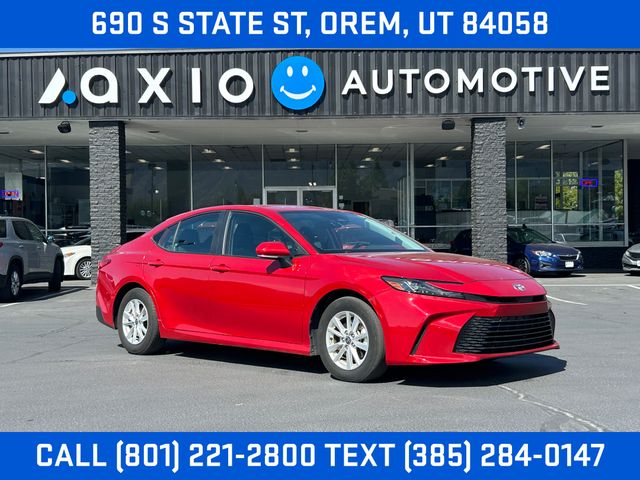 Red 2025 Toyota Camry Sedan Front-Wheel Drive Continuously Variable Transmission