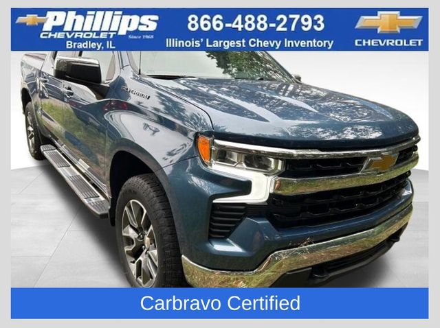 Lakeshore Blue 2024 Chevrolet Silverado 1500 Pickup Truck Four-Wheel Drive 8-Speed Automatic