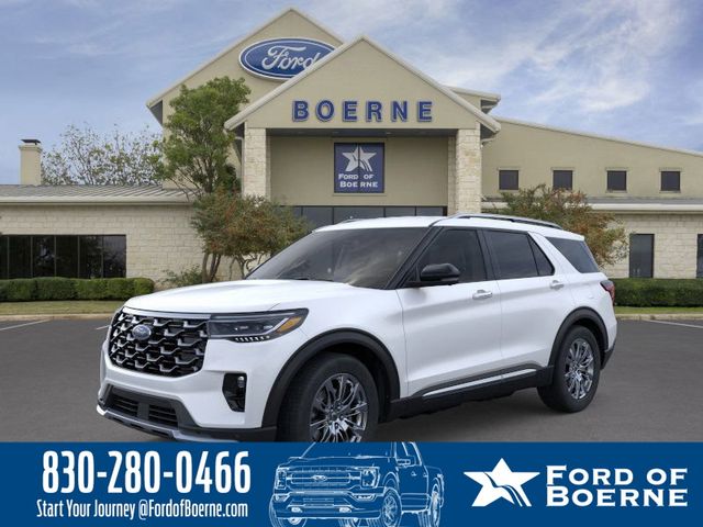 Star White Metallic Tri-Coat 2026 Ford Explorer Platinum RWD SUV / Crossover Rear-Wheel Drive Automatic