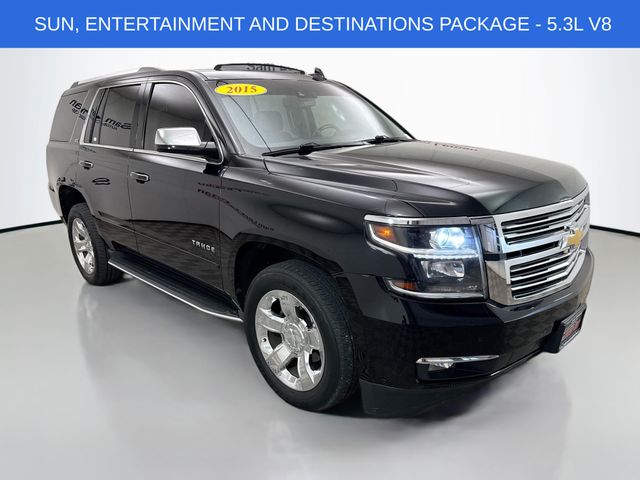 Black 2015 Chevrolet Tahoe LTZ 4WD SUV / Crossover Four-Wheel Drive 6-Speed Automatic Overdrive