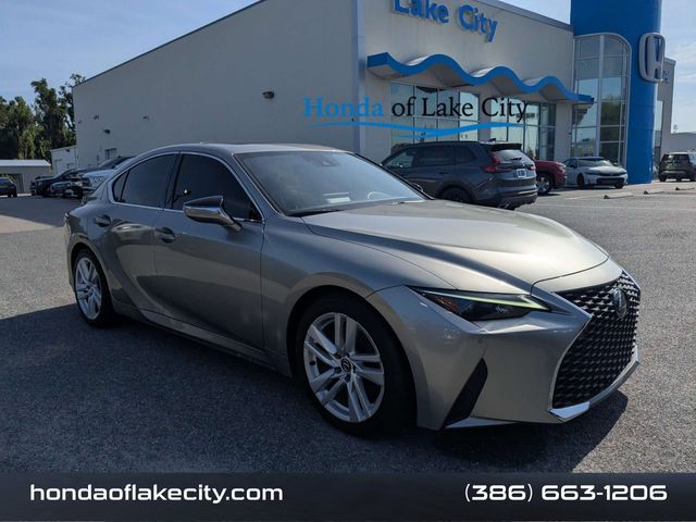 Silver 2023 Lexus IS 300 RWD Sedan Rear-Wheel Drive 8-Speed Automatic