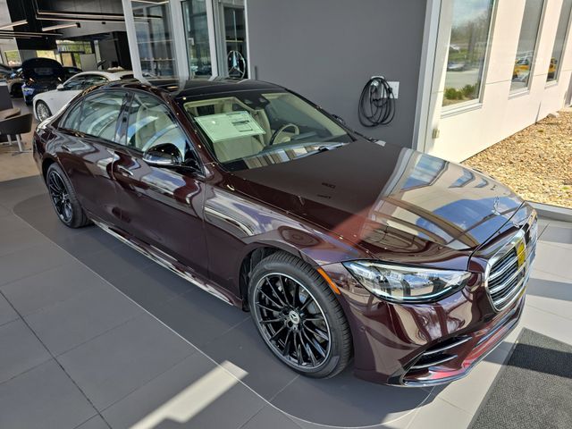 Red 2026 Mercedes-Benz S-Class S 580 4MATIC Sedan All-Wheel Drive 9-Speed Automatic