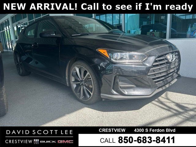 Ultra Black 2020 Hyundai Veloster Coupe Front-Wheel Drive 6-Speed Automatic