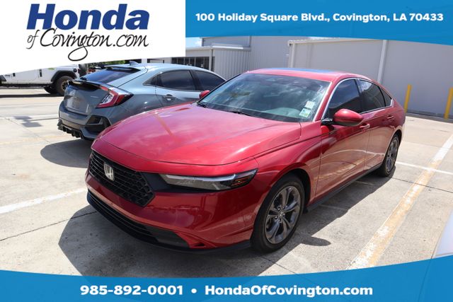 Red 2024 Honda Accord EX FWD Sedan Front-Wheel Drive Continuously Variable Transmission