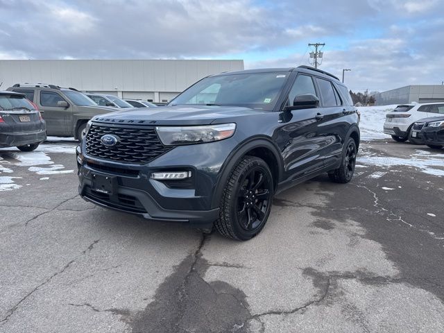 Blue Metallic 2024 Ford Explorer ST-Line AWD SUV / Crossover All-Wheel Drive Automatic