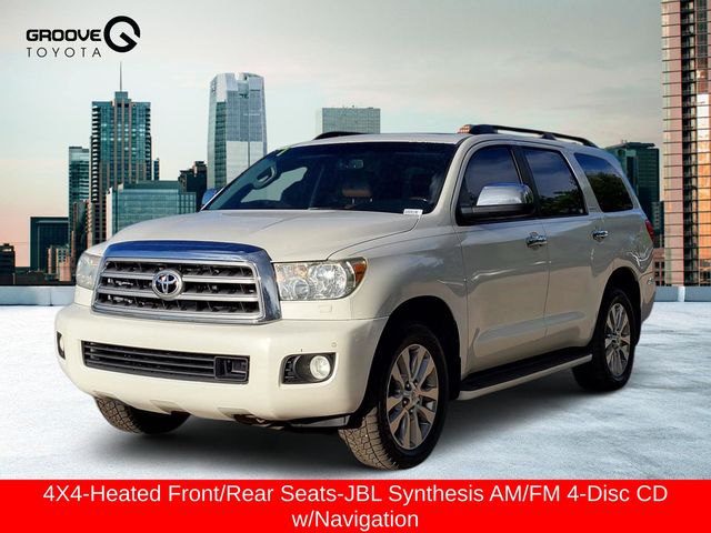 Blizzard White Pearl 2011 Toyota Sequoia Platinum 4WD SUV / Crossover Four-Wheel Drive 6-Speed Automatic Overdrive