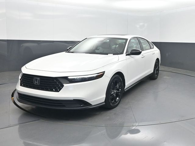 White 2025 Honda Accord Sedan Front-Wheel Drive Continuously Variable Transmission