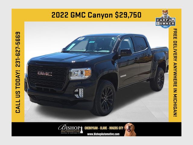 Onyx Black 2022 GMC Canyon Pickup Truck Four-Wheel Drive 8-Speed Automatic