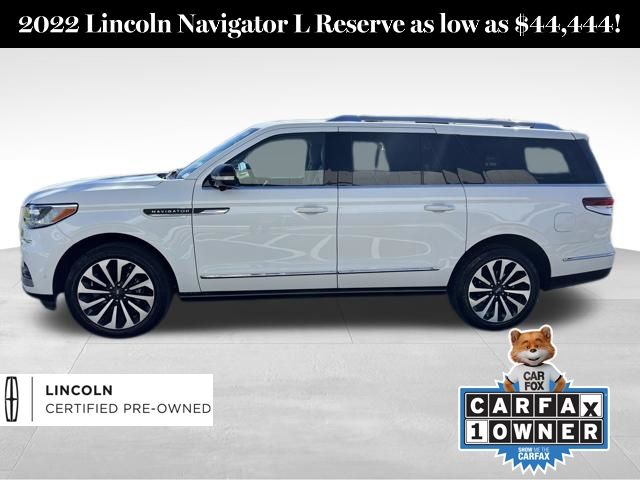 White Metallic 2022 Lincoln Navigator L Reserve RWD SUV / Crossover 4X2 Automatic