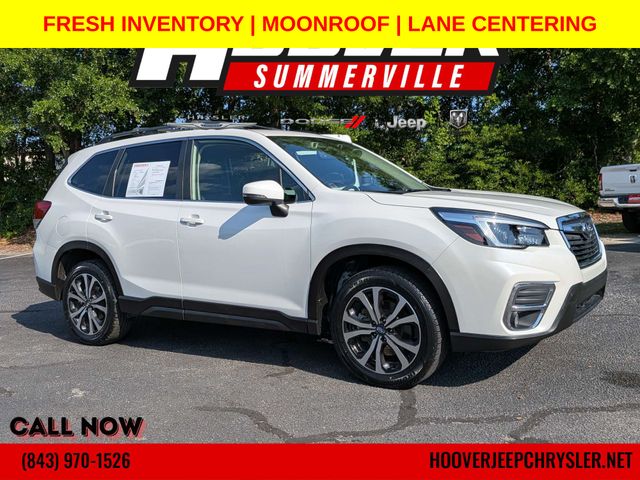 Crystal White Pearl 2021 Subaru Forester SUV / Crossover All-Wheel Drive Continuously Variable Transmission