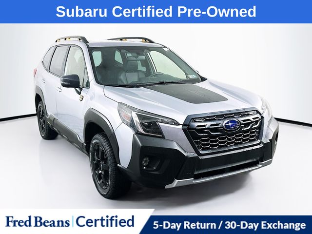 Ice Silver Metallic 2023 Subaru Forester SUV / Crossover All-Wheel Drive Continuously Variable Transmission