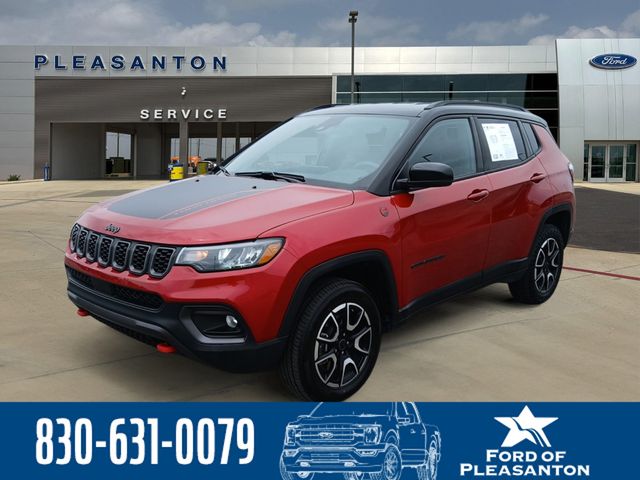Red Hot Pearlcoat 2025 Jeep Compass SUV / Crossover Four-Wheel Drive 8-Speed Automatic