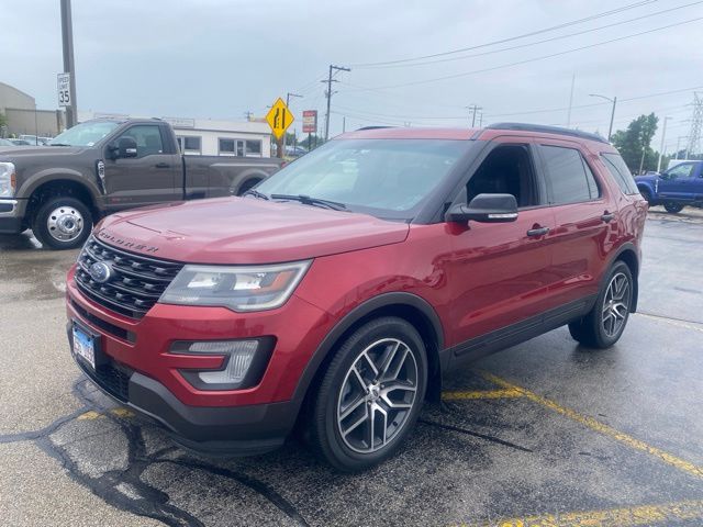 Ruby Red Metallic 2016 Ford Explorer SUV / Crossover All-Wheel Drive 6-Speed Automatic