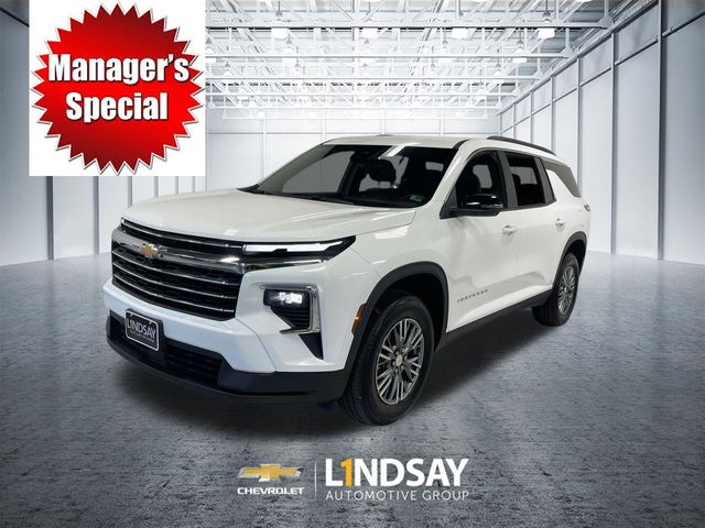 Summit White 2025 Chevrolet Traverse SUV / Crossover Four-Wheel Drive 8-Speed Automatic