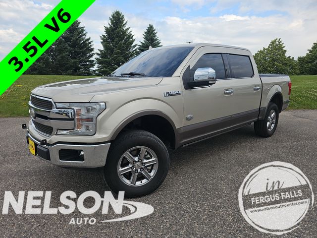 Stone Gray 2018 Ford F-150 Pickup Truck Four-Wheel Drive Automatic