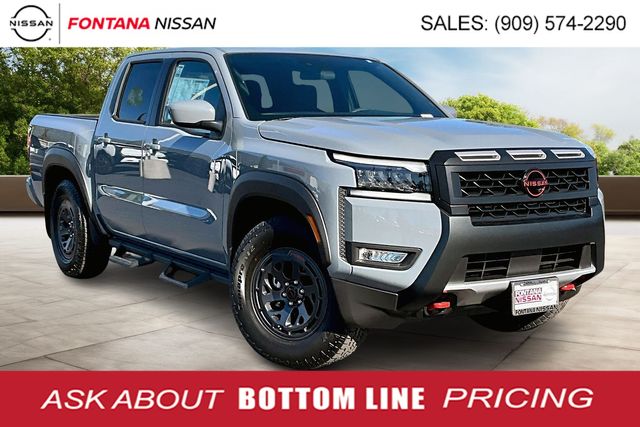 Boulder Gray Pearl 2026 Nissan Frontier Pickup Truck 4X2 9-Speed Automatic Overdrive