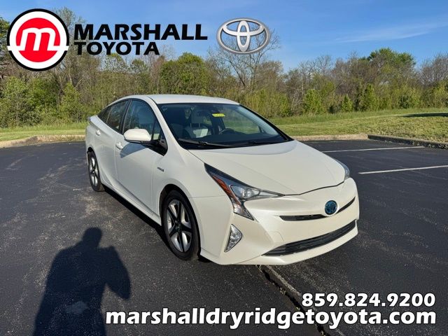 White (Blizzard Pearl) 2016 Toyota Prius Three Touring FWD Hatchback Front-Wheel Drive Continuously Variable Transmission