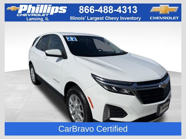 Summit White 2022 Chevrolet Equinox SUV / Crossover Front-Wheel Drive 6-Speed Automatic Overdrive