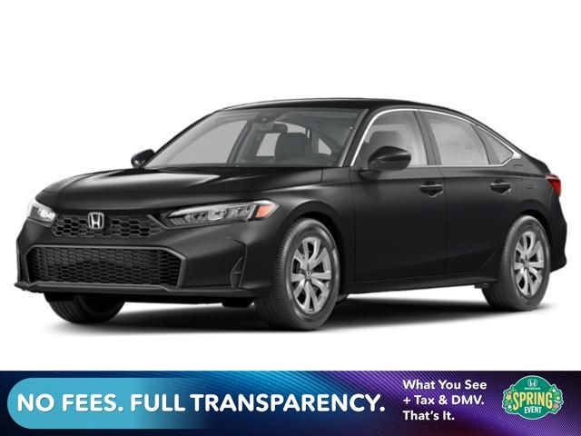 new 2026 Honda Civic car, priced at $25,890