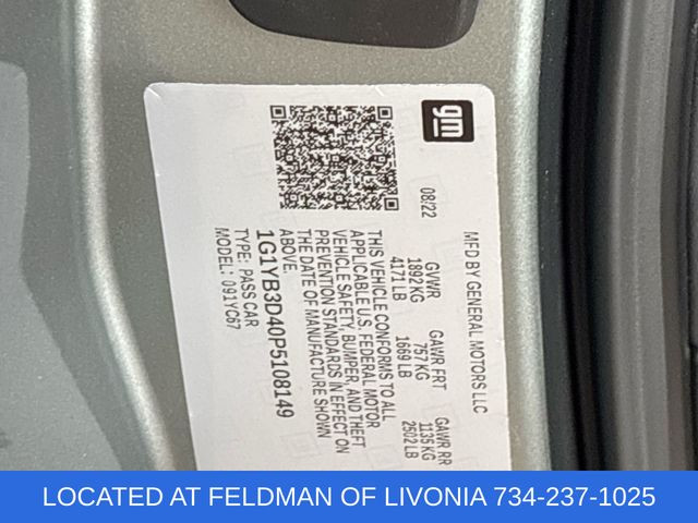 Used 2023 Chevrolet Corvette For Sale in Livonia, MI