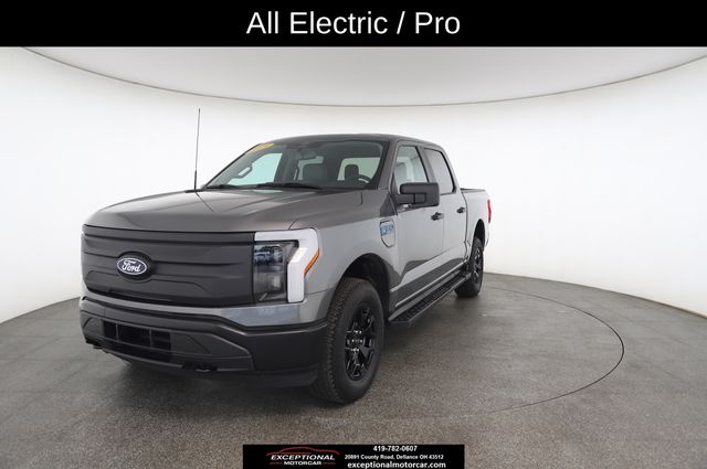 Gray Metallic 2025 Ford F-150 Lightning Pickup Truck All-Wheel Drive Automatic