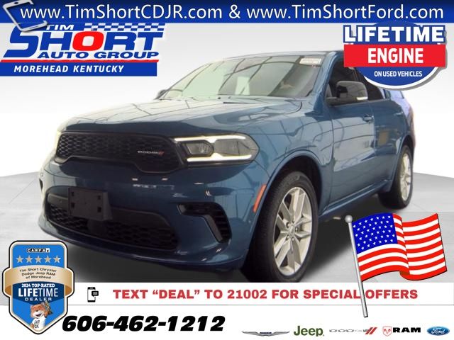 Blue (Frostbite Pearlcoat) 2025 Dodge Durango SUV / Crossover All-Wheel Drive 8-Speed Automatic