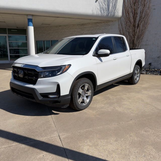 Platinum White Pearl 2024 Honda Ridgeline RTL AWD Pickup Truck All-Wheel Drive 9-Speed Automatic
