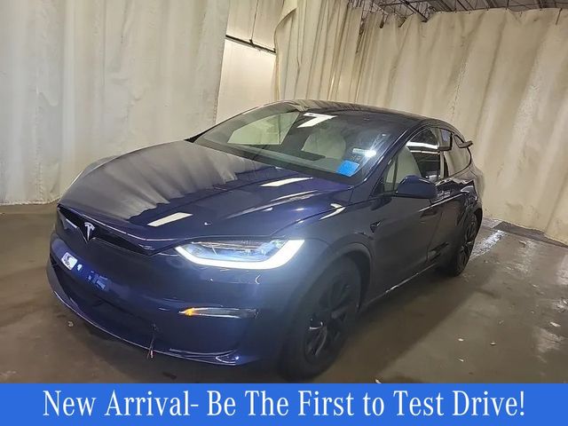 Deep Blue Metallic 2022 Tesla Model X Plaid AWD SUV / Crossover All-Wheel Drive 1-Speed Automatic