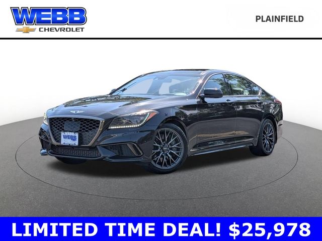 Black 2019 Genesis G80 Sedan Rear-Wheel Drive Automatic
