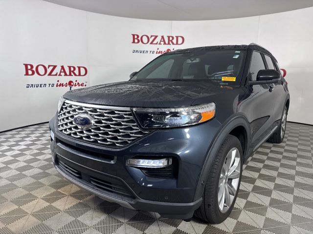 2022 Stone Blue Metallic Ford Explorer Platinum 4X4 SUV