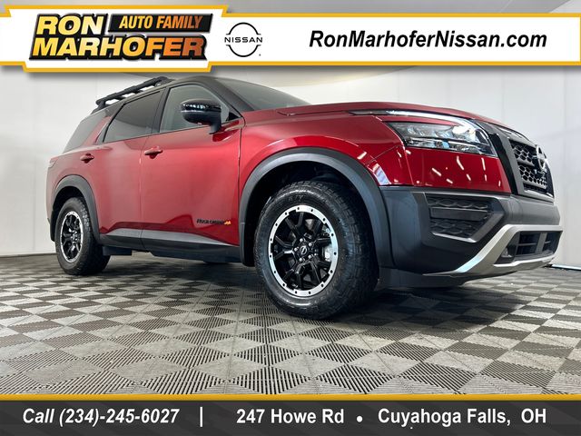 Red (Scarlet Ember Tintcoat/Super Black) 2024 Nissan Pathfinder SUV / Crossover All-Wheel Drive 9-Speed Automatic