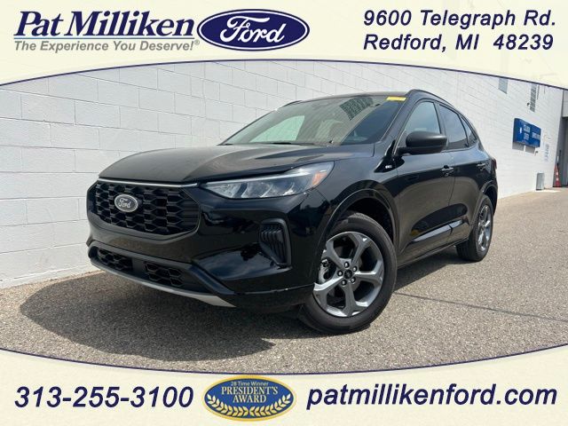 Agate Black Metallic 2024 Ford Escape SUV / Crossover All-Wheel Drive 8-Speed Automatic