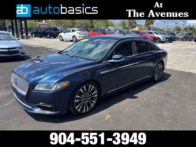 Sapphire Blue Metallic 2017 Lincoln Continental Reserve FWD Sedan Front-Wheel Drive 6-Speed Automatic