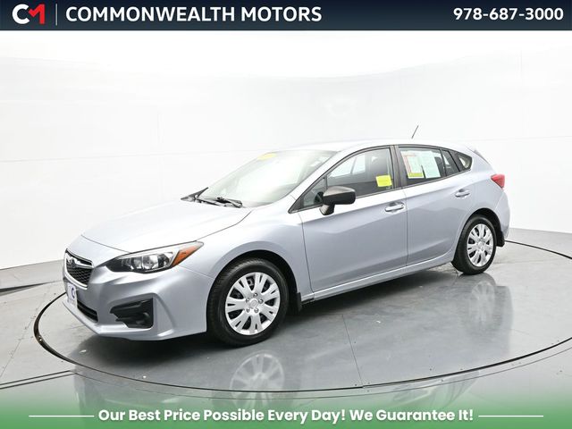 Ice Silver Metallic 2019 Subaru Impreza Hatchback All-Wheel Drive Continuously Variable Transmission